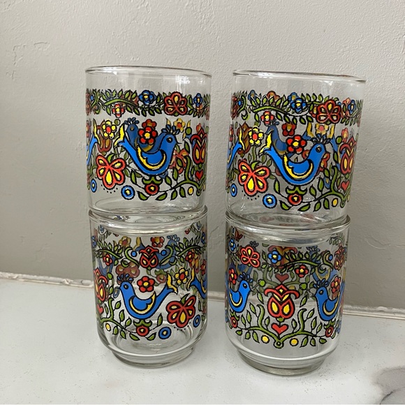 RARE! Vintage Corning Ware Country Festival juice Pyrex Friendship Libbey 3” - Picture 3 of 5